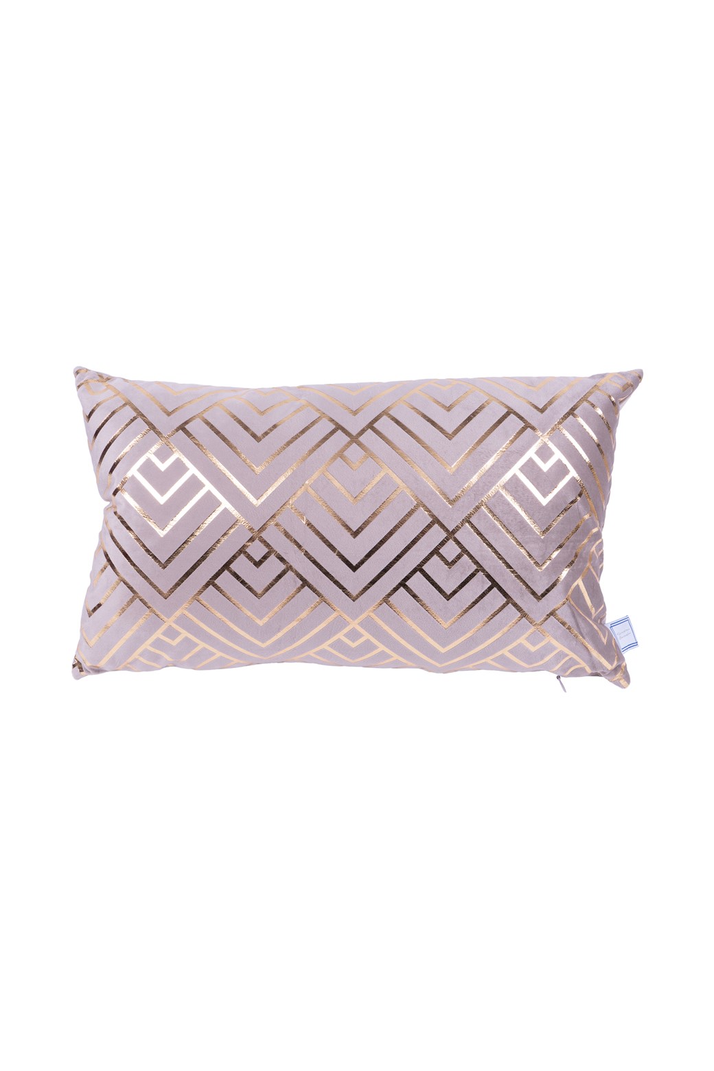 Deko-Kissen Dekokissen Prisma 225 2er-Set Taupe / Gold