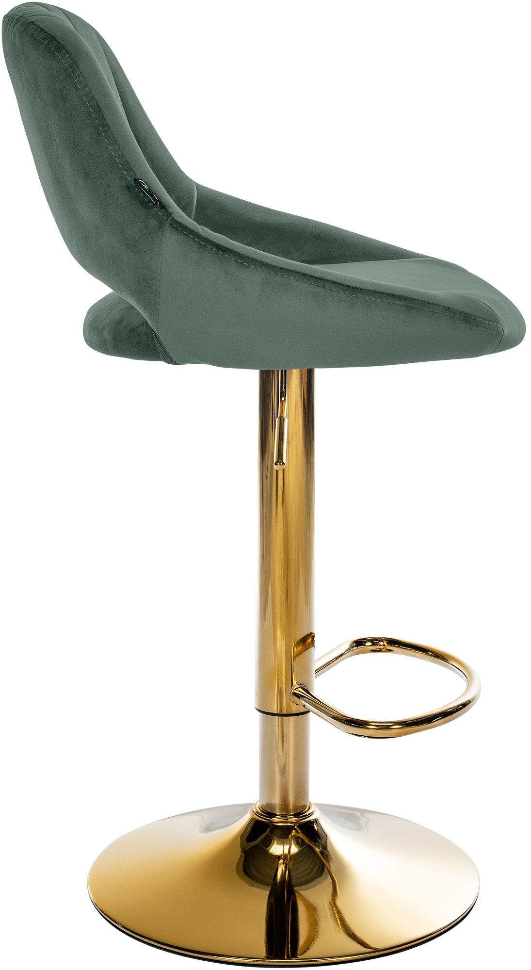 Barhocker Milet Samt gold
