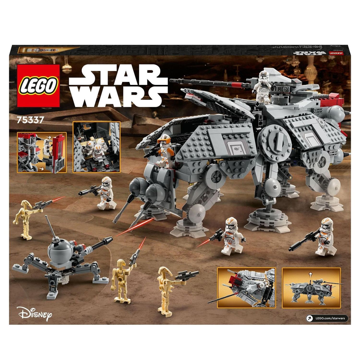 LEGO® Bau- & Konstruktionsspielzeug LEGO® 75337 - Star Wars AT-TE Walk (1082 Teile)