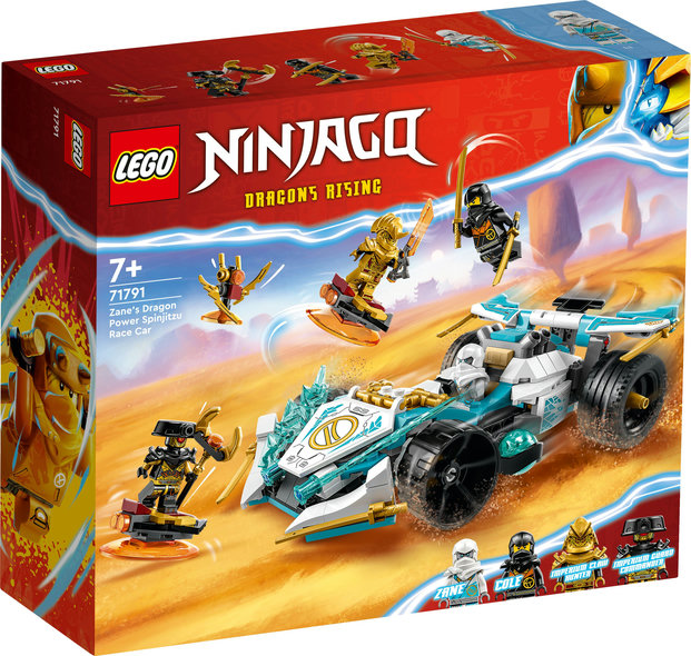 LEGO® Bau- & Konstruktionsspielzeug LEGO® 71791 - Ninjago Zanes Drachenpower-Spinjitzu-Rennwagen (307 Teile)