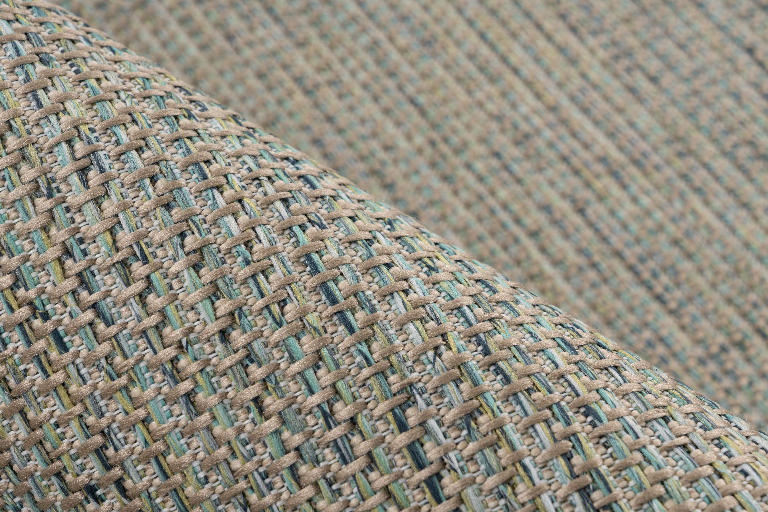 Teppich Tribal 225 Türkis 160cm x 230cm