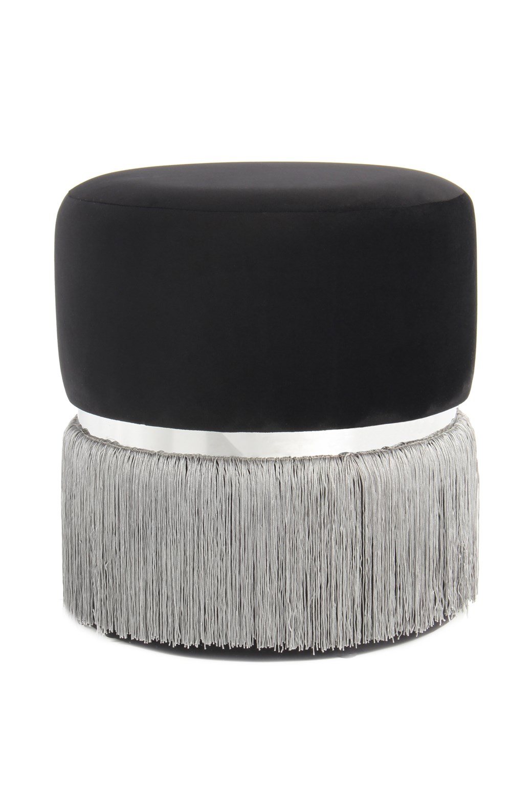 Hocker Hocker Rebecca 825 Schwarz / Grau / Silber