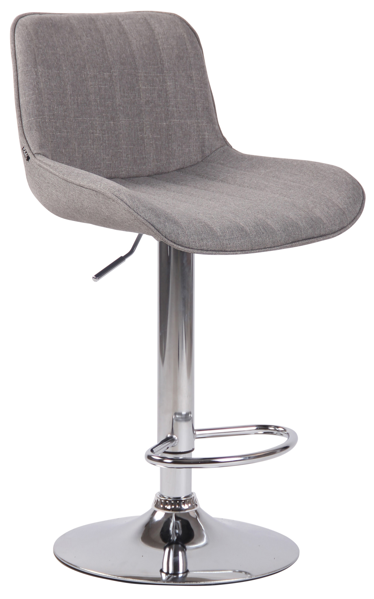 Barhocker Lentini Stoff chrom