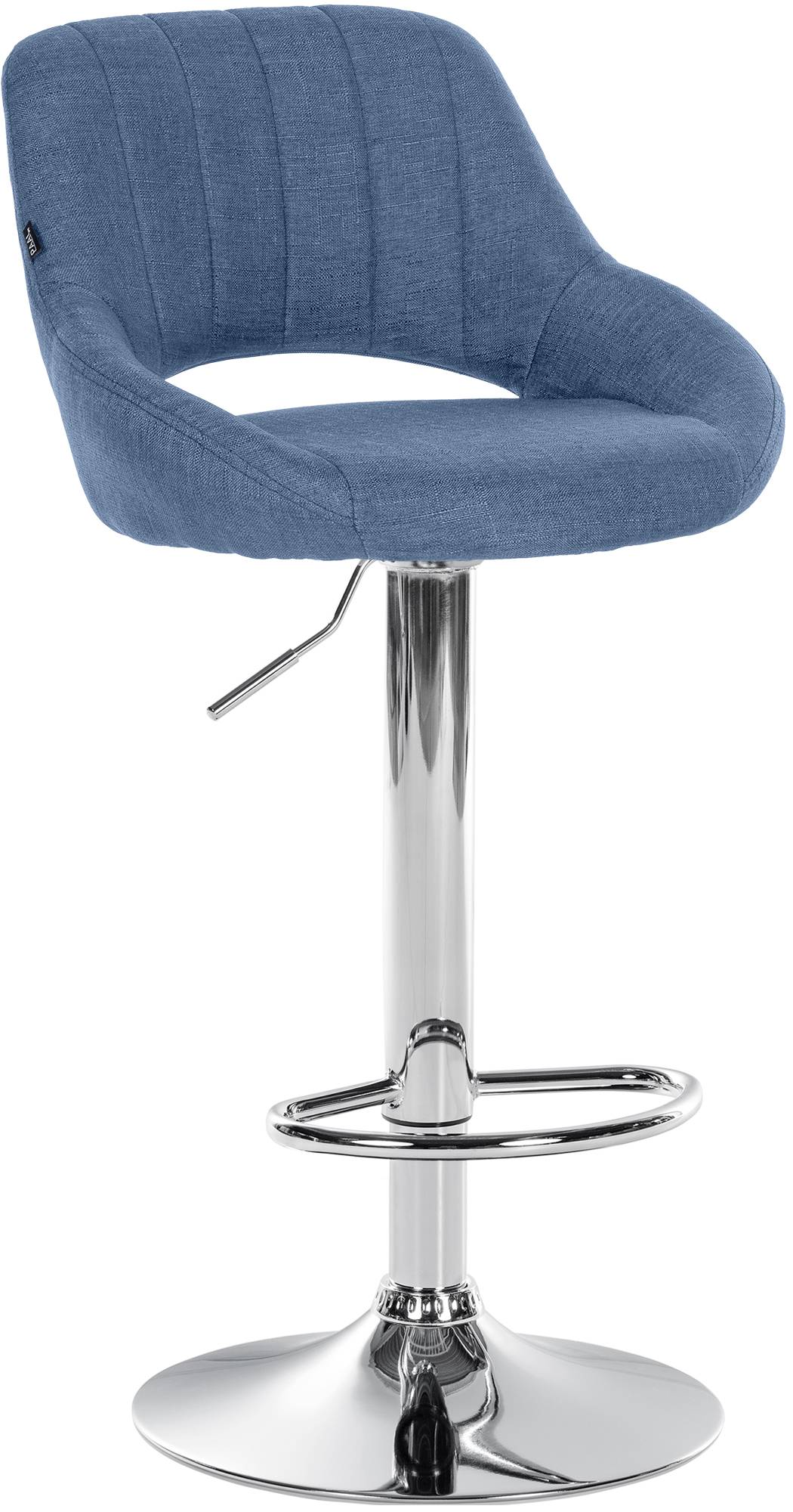 Barhocker Milet Stoff chrom