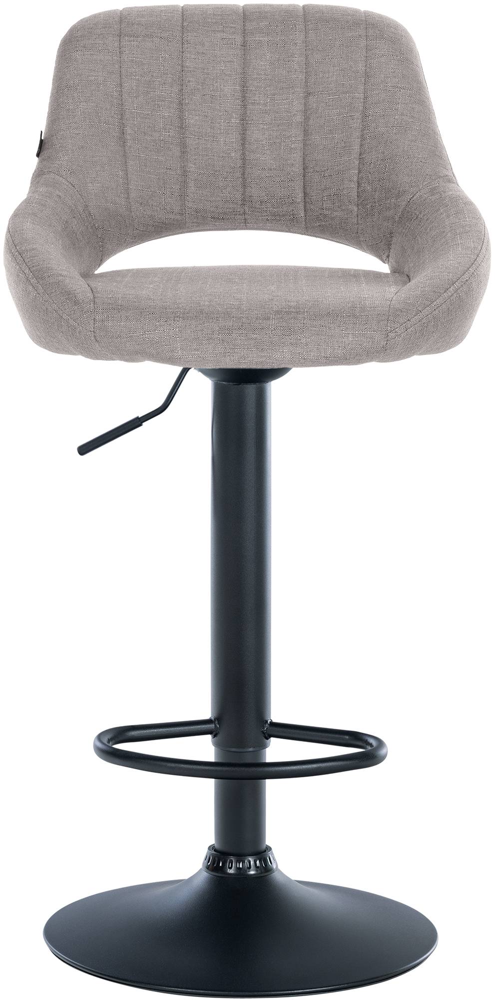 Barhocker Milet Stoff schwarz