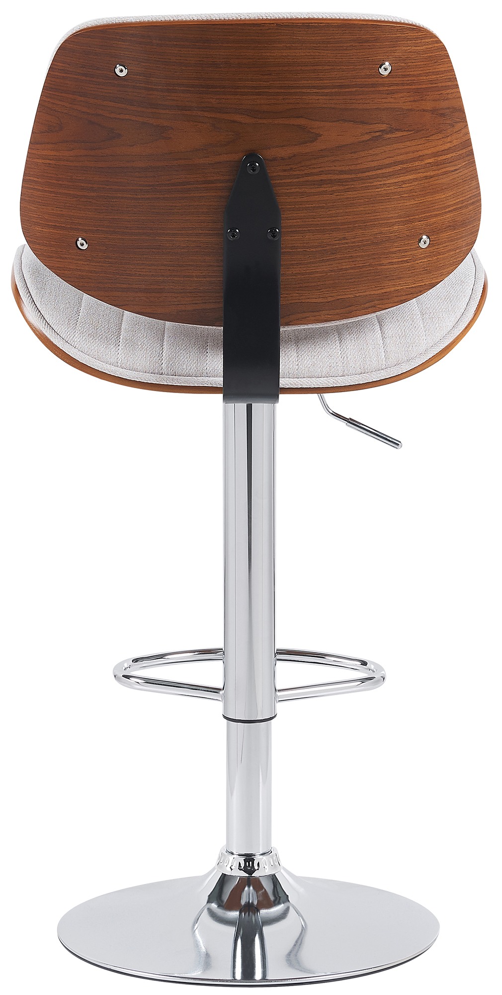 Barhocker Clawson Stoff chrom