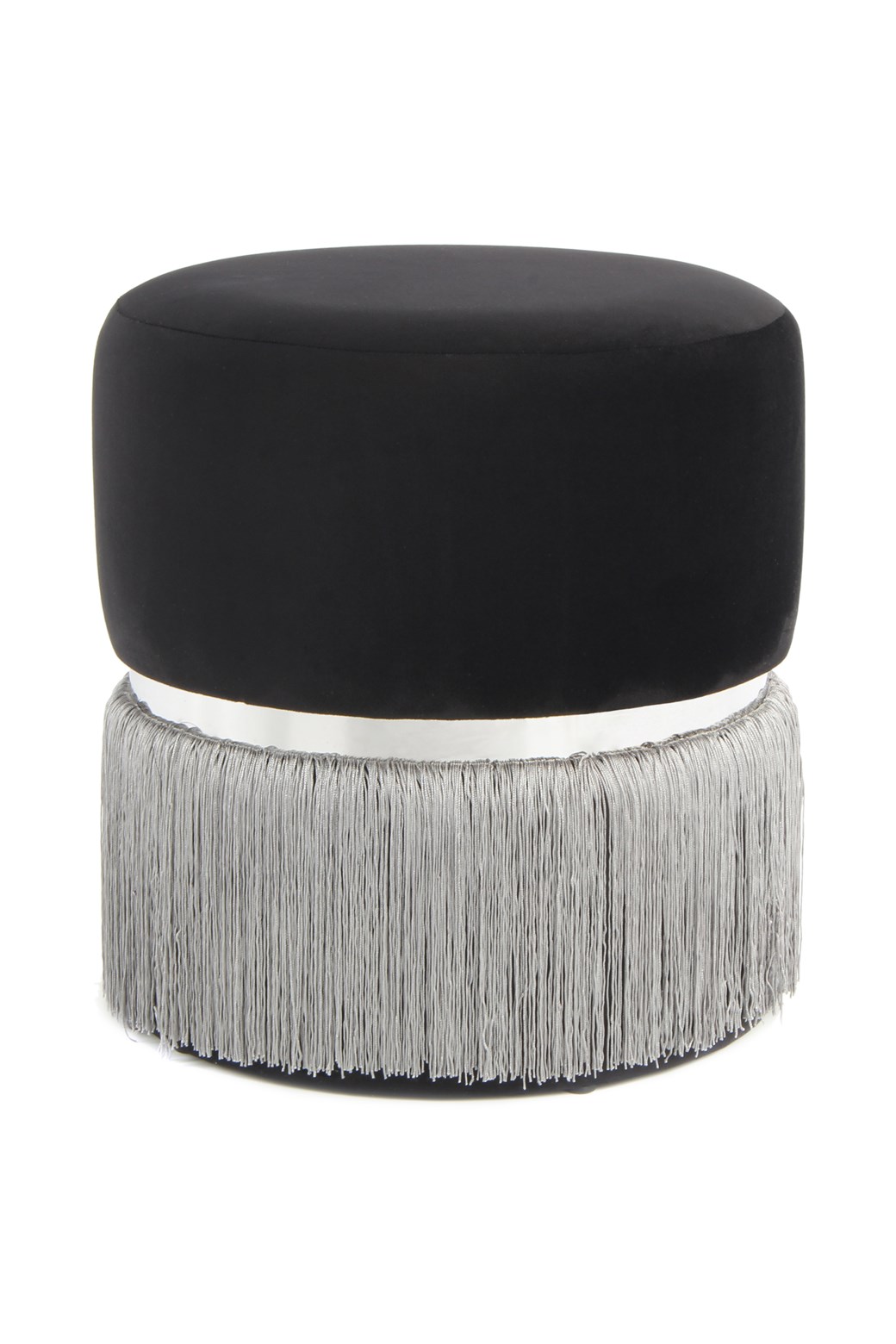 Hocker Hocker Rebecca 825 Schwarz / Grau / Silber