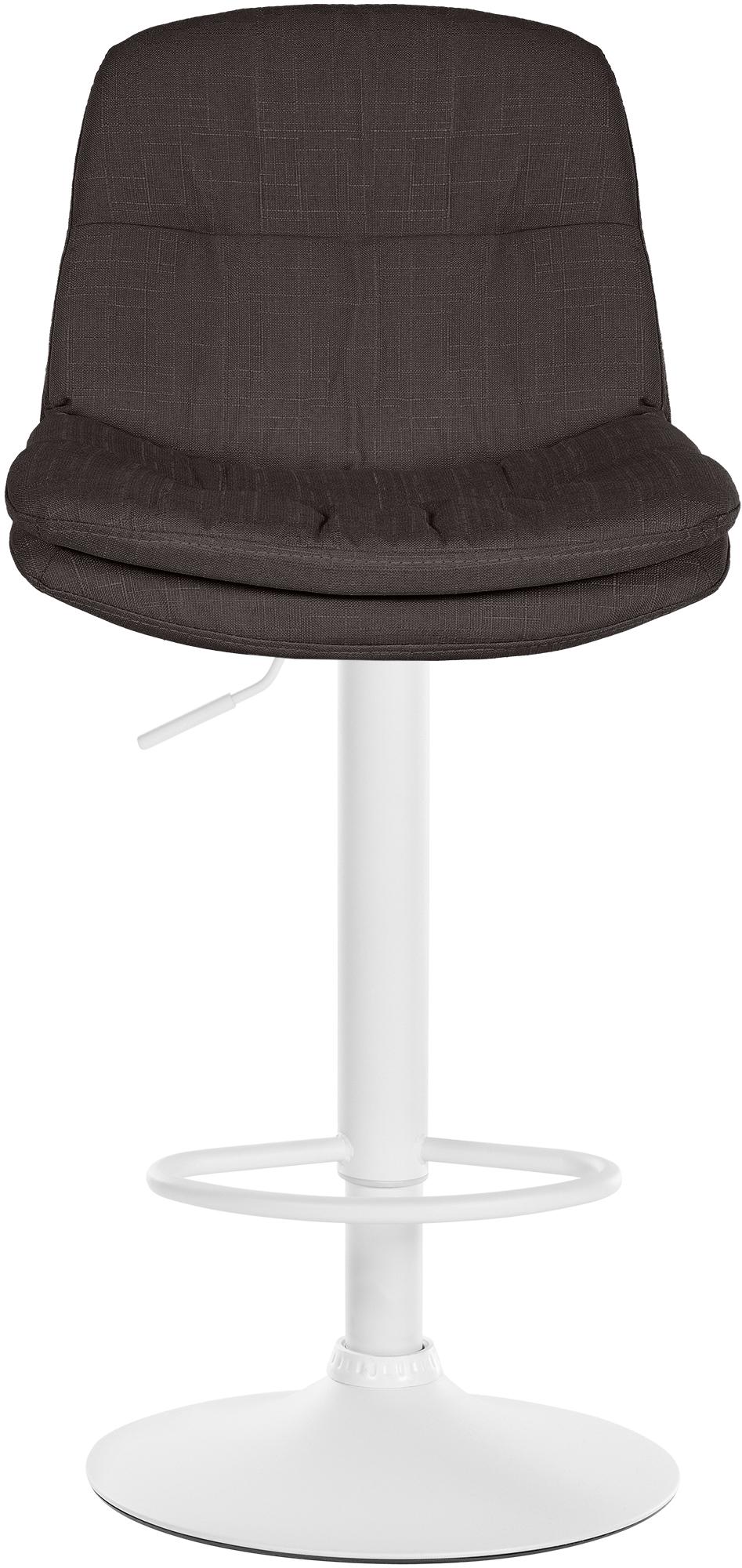 Barhocker Laurel Stoff weiß