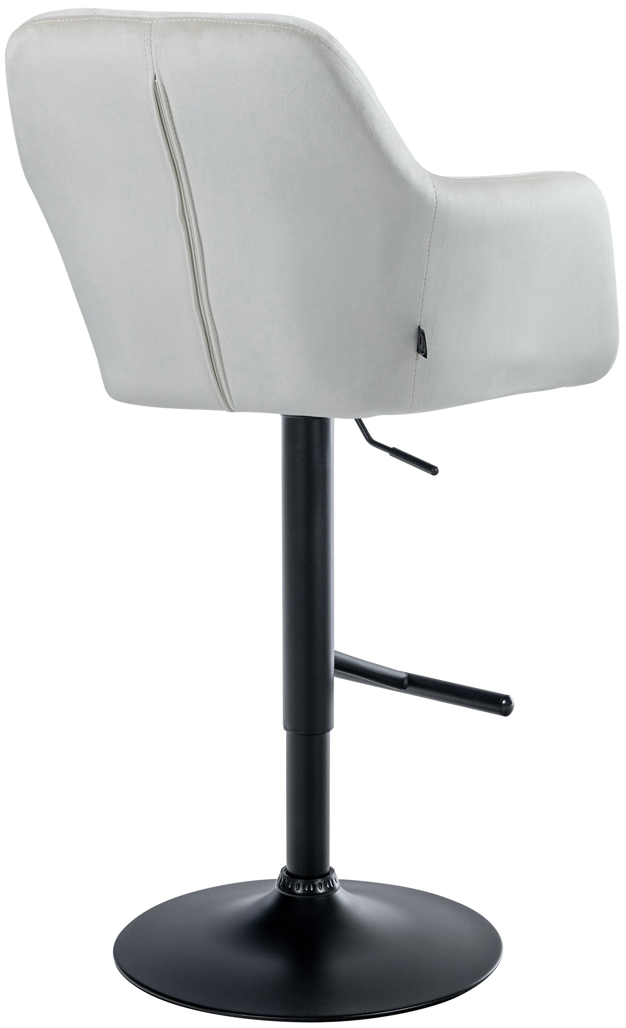 Barhocker Natoma Samt schwarz