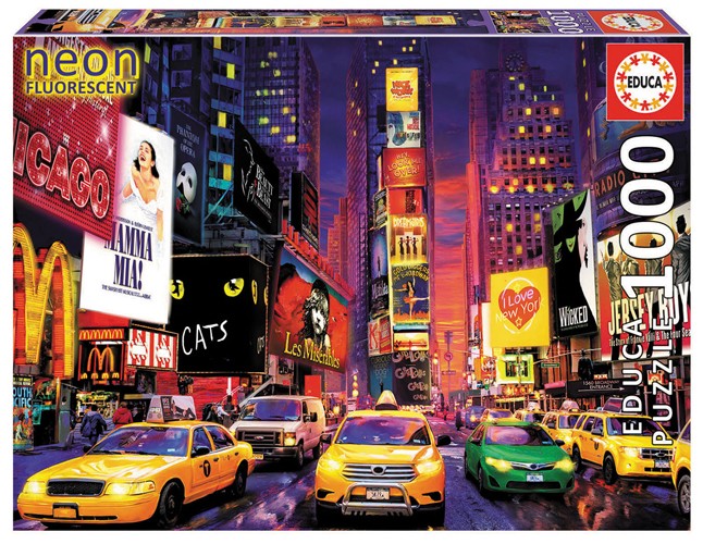 Educa Puzzles Educa Puzzle 9218499 - Neon Times square - 1000 Teile Puzzle