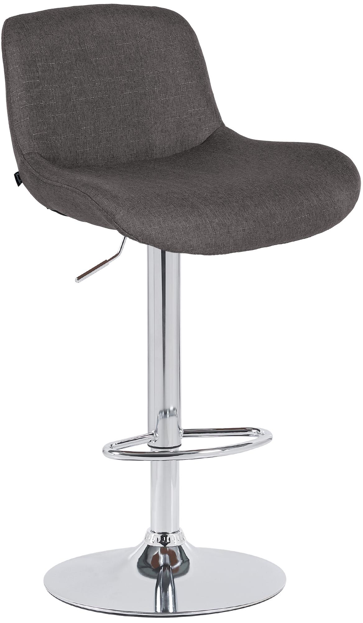 Barhocker Solon Chrom Stoff