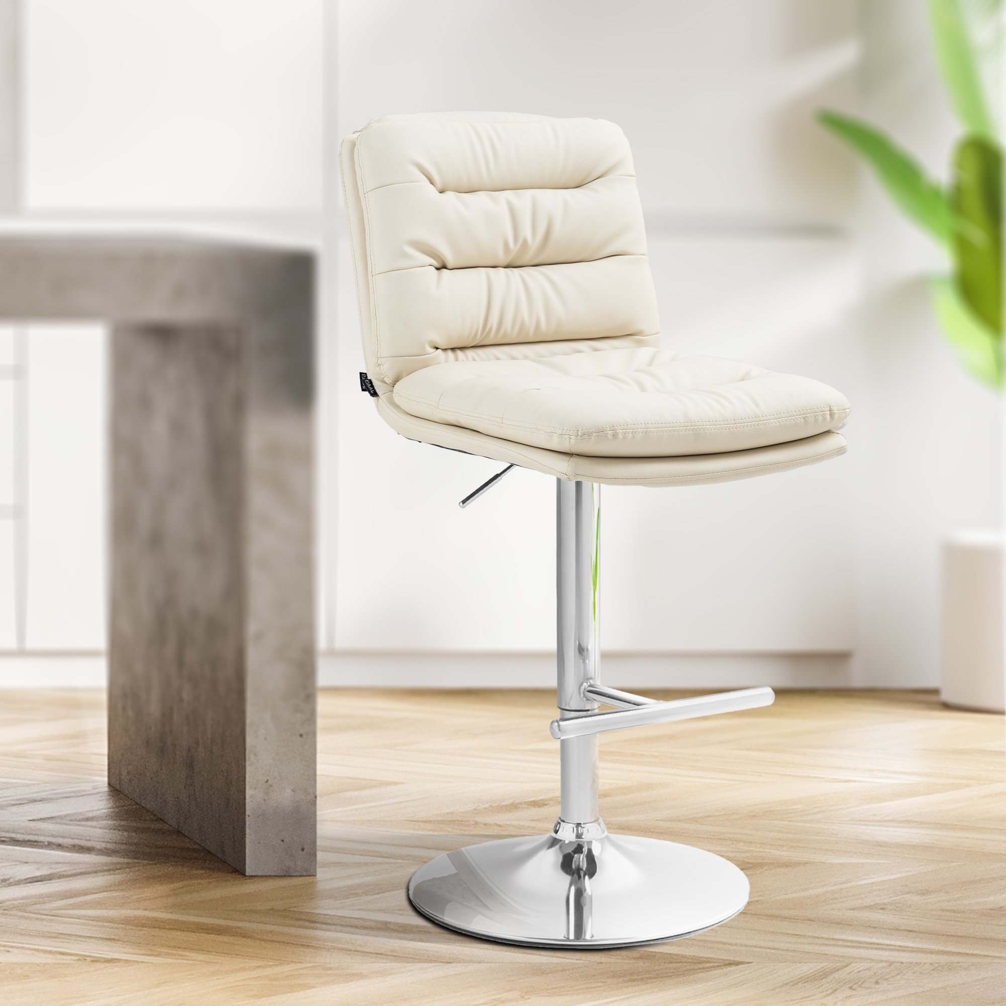 Barhocker Damar Kunstleder chrom
