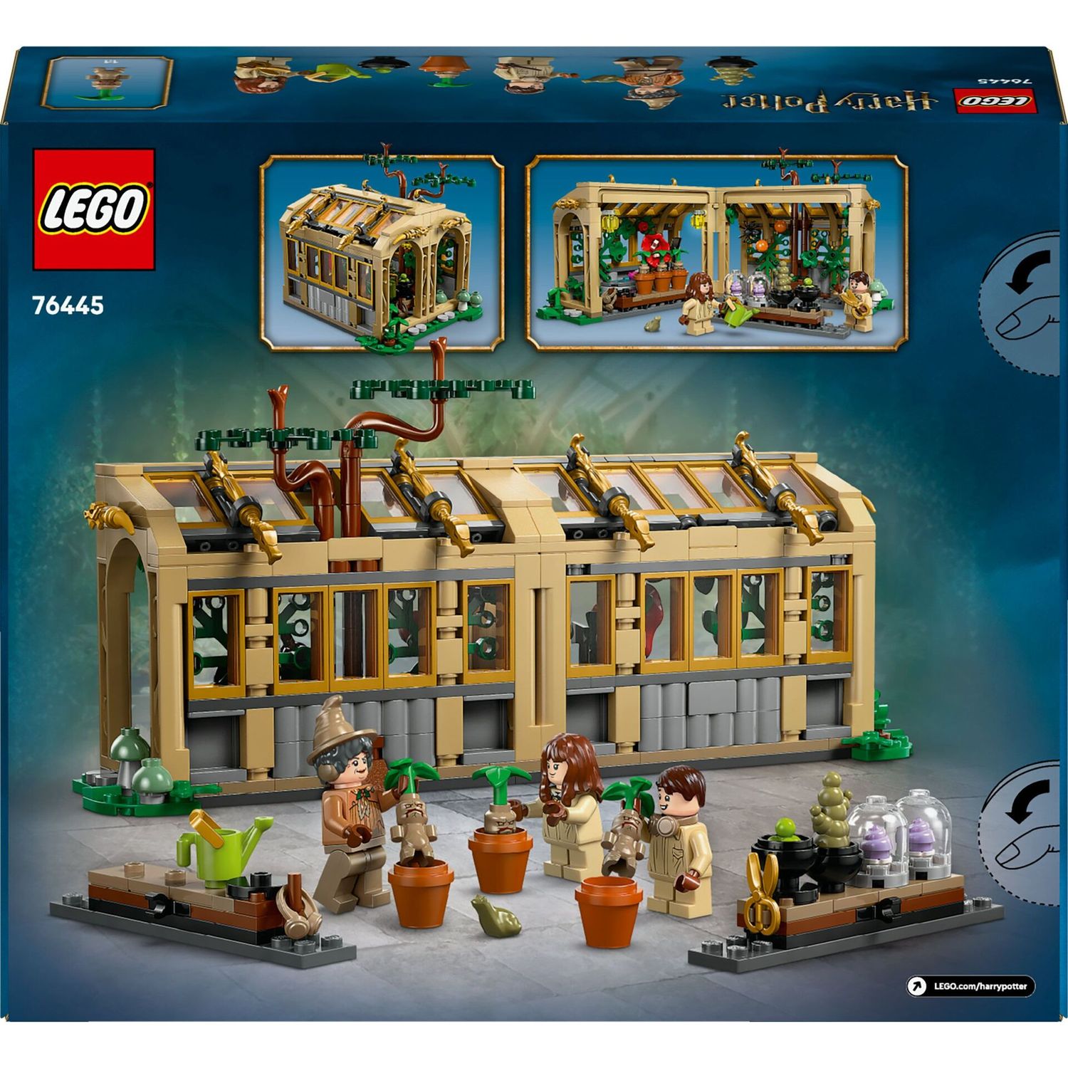LEGO® Bau- & Konstruktionsspielzeug LEGO® Harry Potter™ 76445 - Schloss Hogwarts™: Kräuterkundeunterricht (390 Teile)