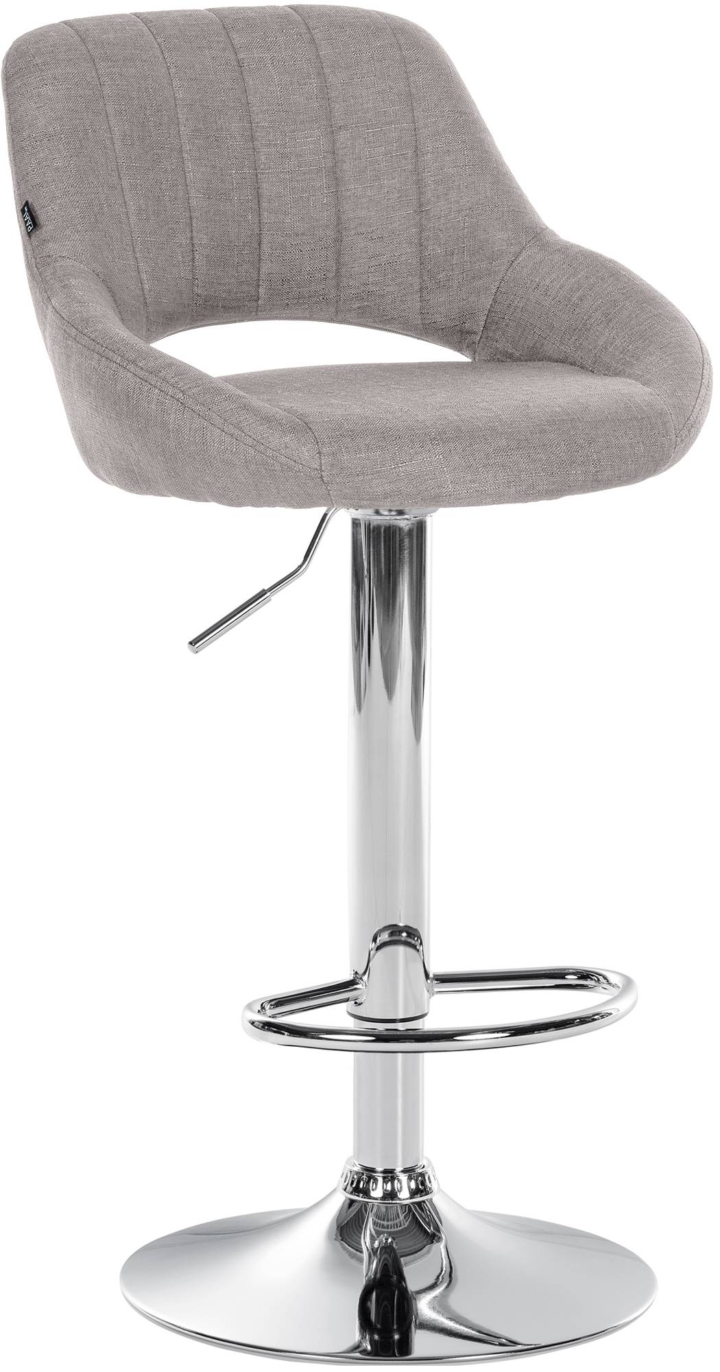Barhocker Milet Stoff chrom