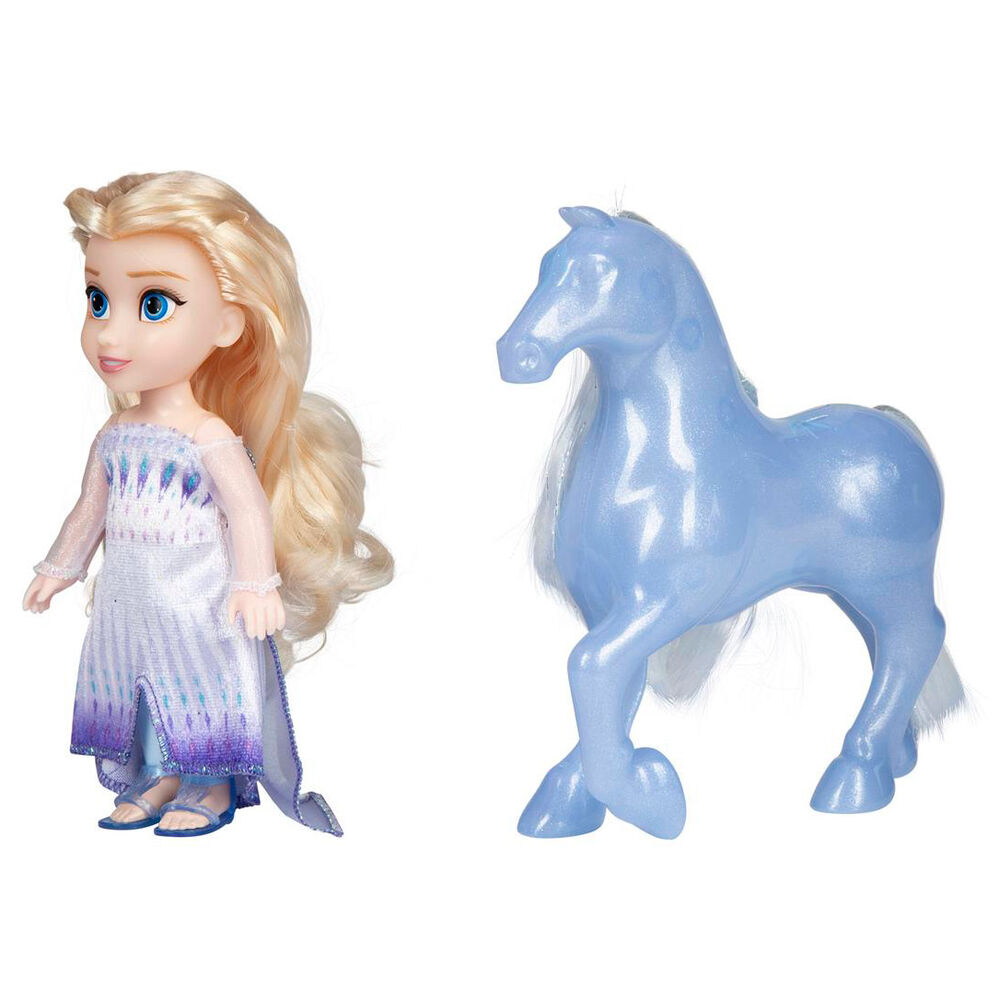 Jakks Pacific Eiskönigin Disney Frozen / Die Eiskönigin - Elsa + Nokk Puppe - 15 cm