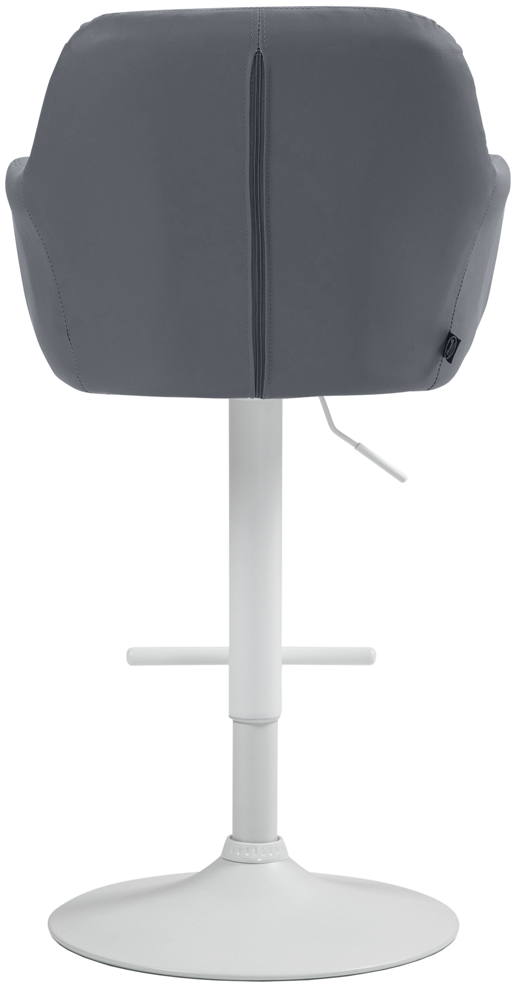 Barhocker Natoma Kunstleder weiß
