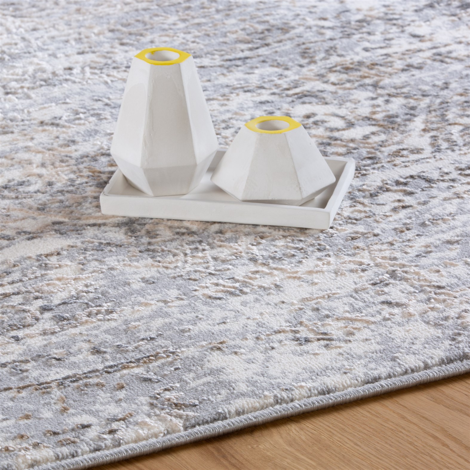 160 x 230 cm Taupe Teppich
