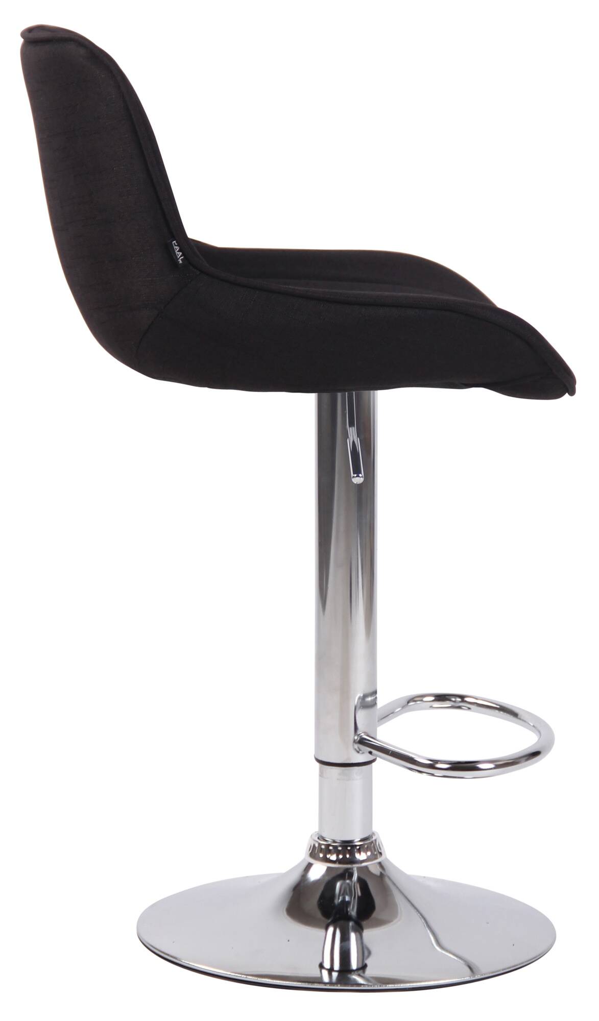 2er Set Barhocker Lentini Stoff chrom