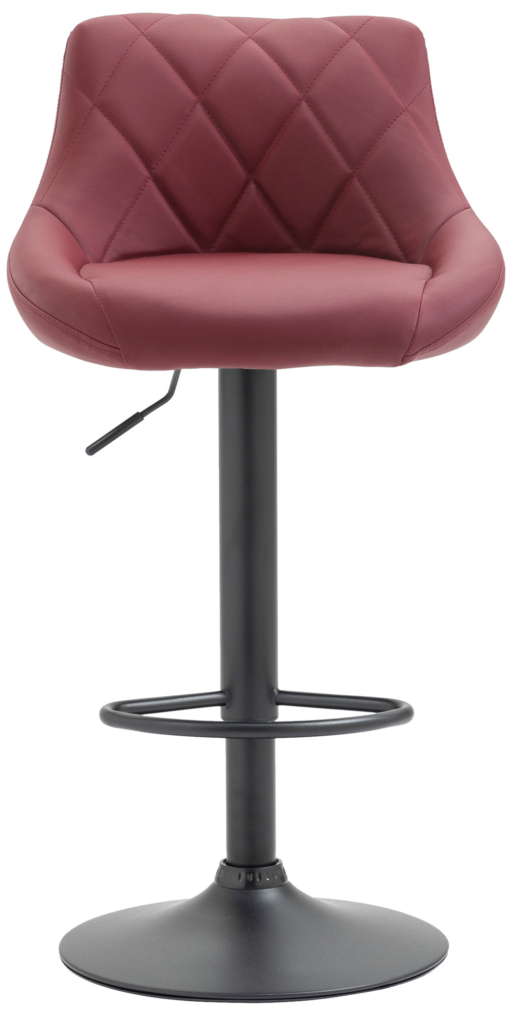Barhocker Lazio Kunstleder schwarz