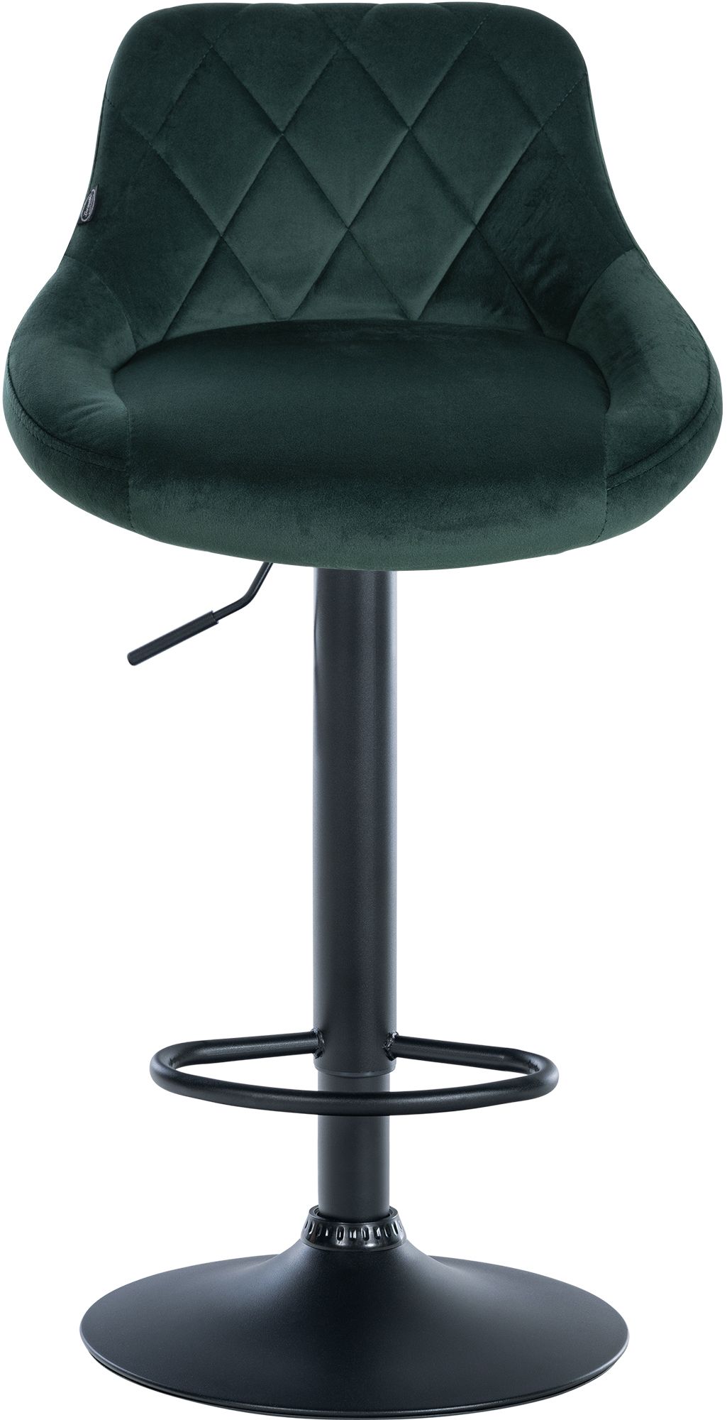Barhocker Lazio Samt schwarz