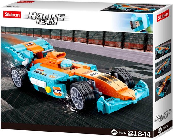 Sluban Modelle & Fahrzeuge Sluban M38-B0763 - Racing Team - Rennwagen