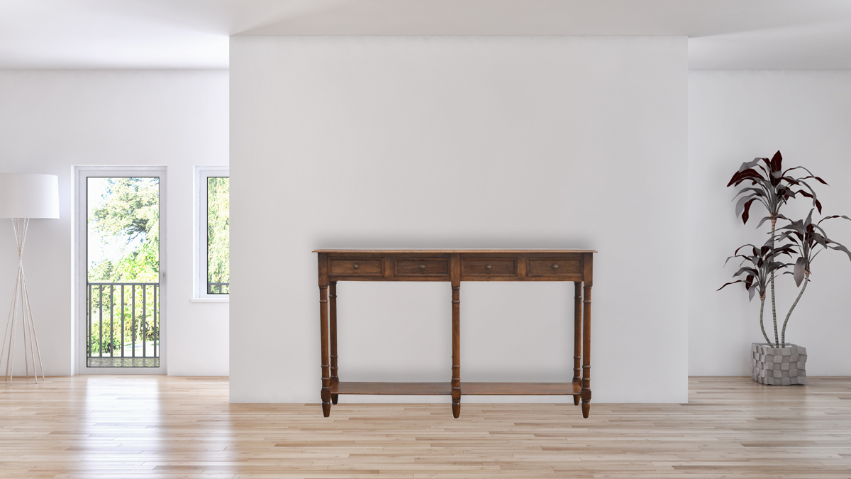 4 Drawer Hallway Console Table