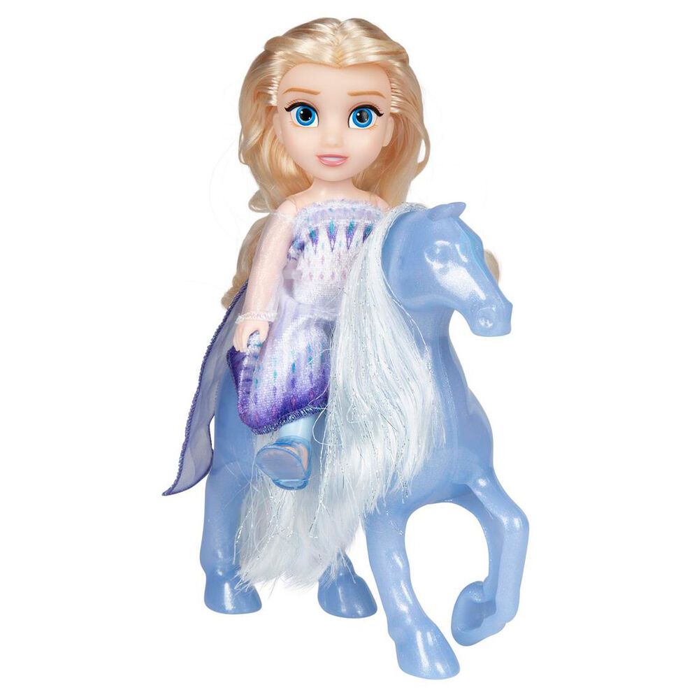 Jakks Pacific Eiskönigin Disney Frozen / Die Eiskönigin - Elsa + Nokk Puppe - 15 cm
