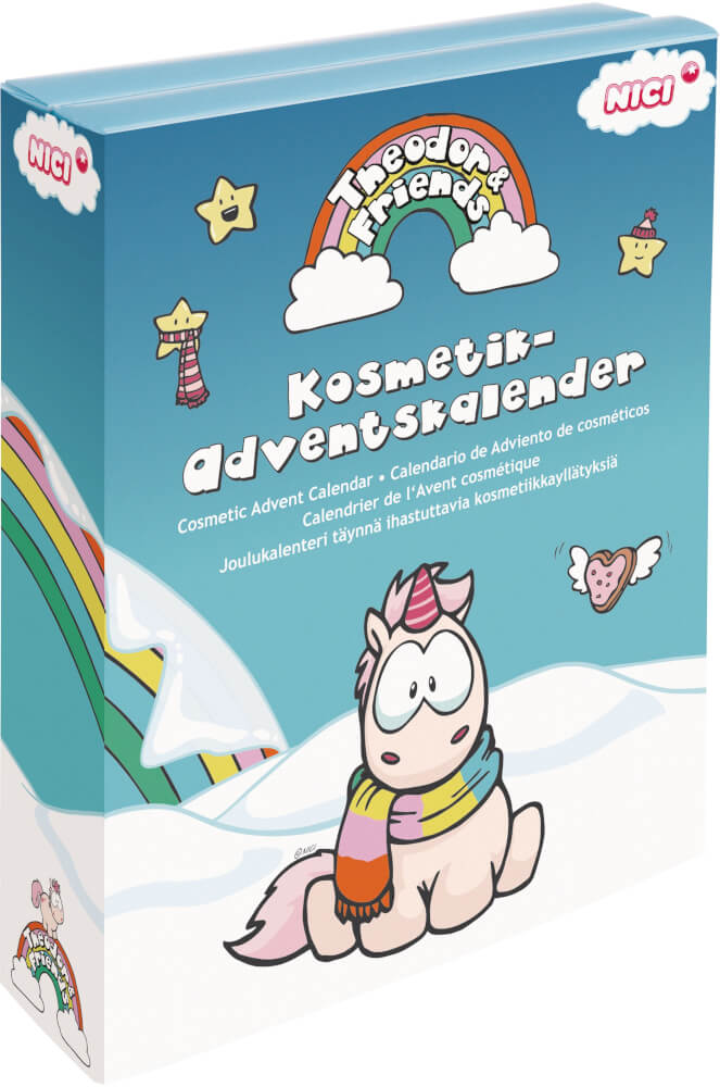 Nici Saisonartikel Theodor & Friends Adventskalender Kosmetik