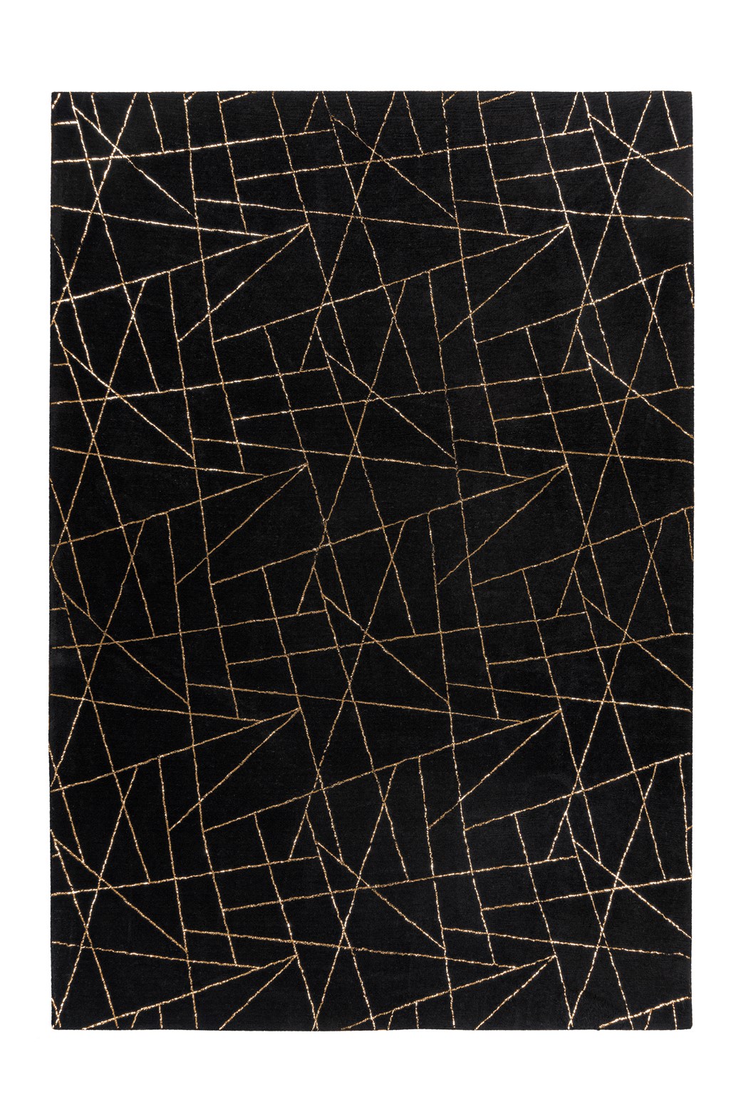 Teppich Bijou 125 Schwarz / Gold 200cm x 290cm