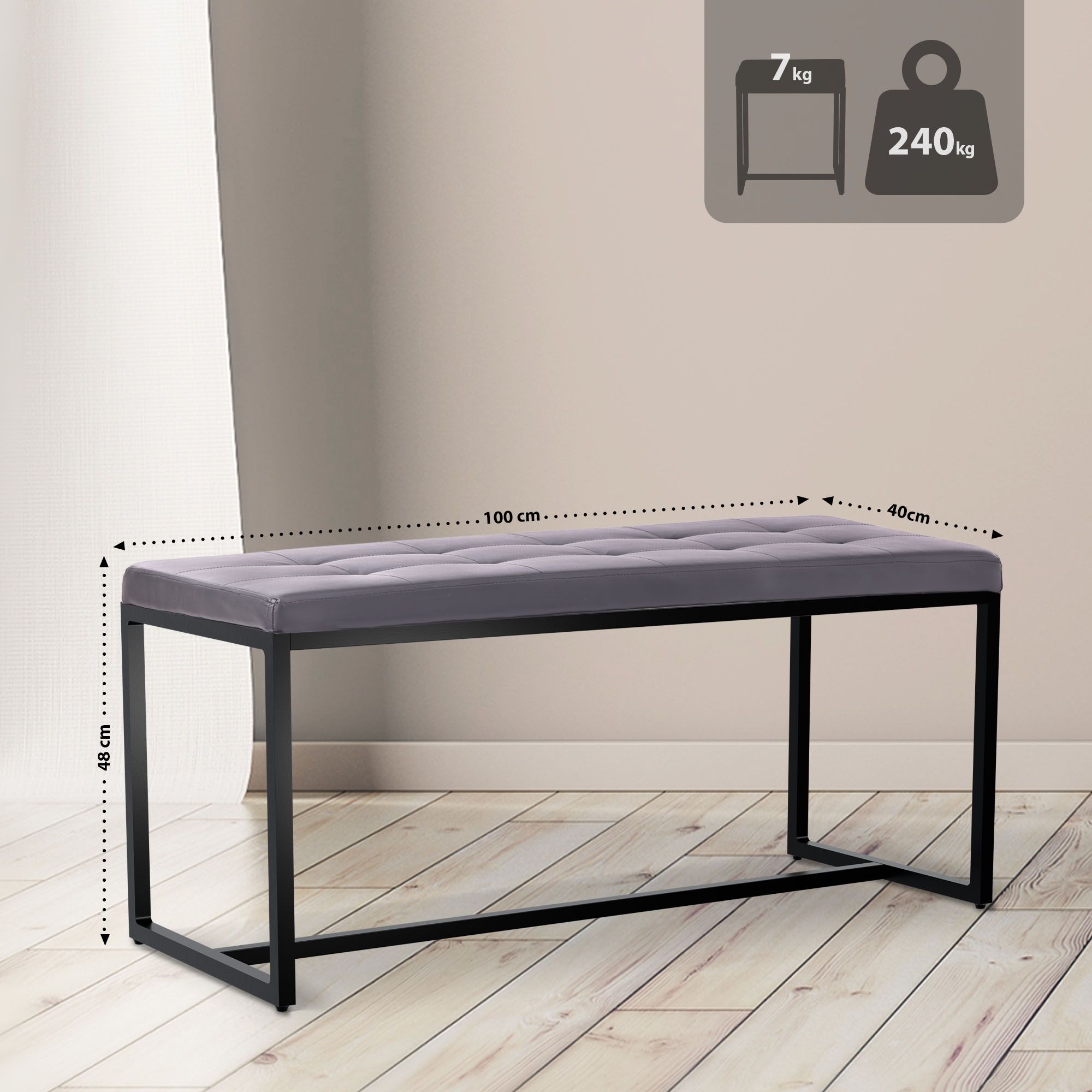 Sitzbank Barci B Kunstleder