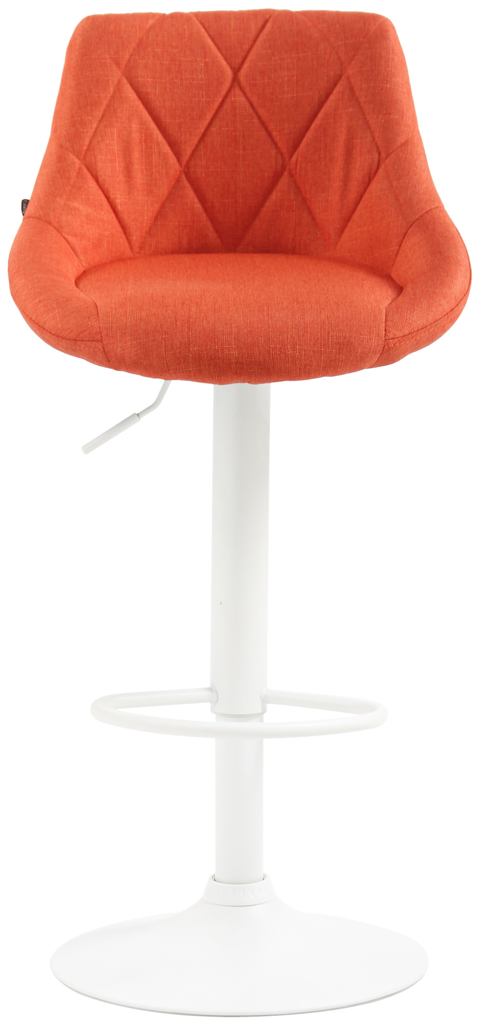 Barhocker Lazio Stoff weiß
