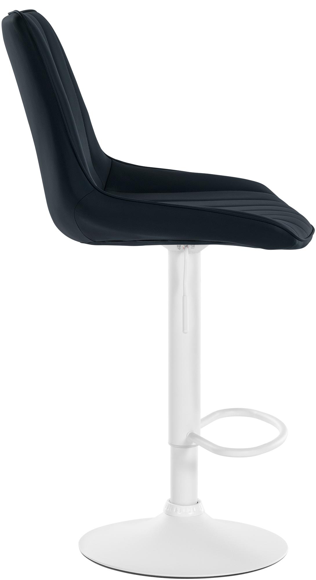 2er Set Barhocker Toni Kunstleder weiß