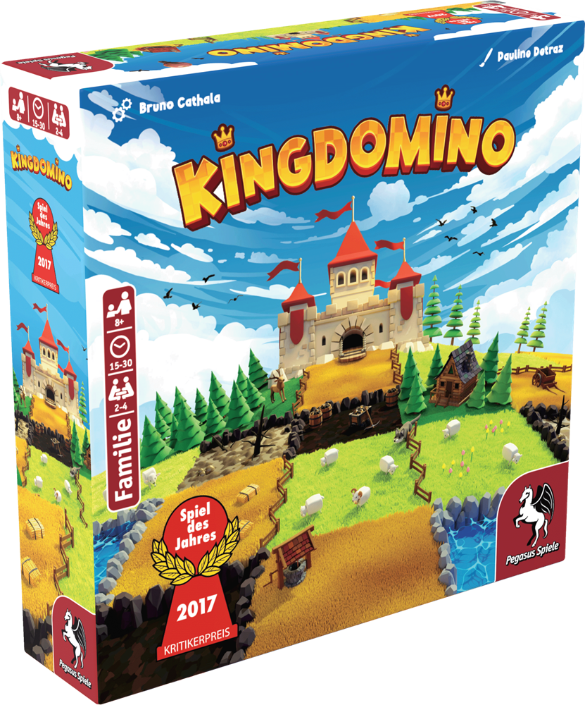 Pegasus Brettspiele & Gesellschaftsspiele Kingdomino (Neuausgabe) – Familienspiel