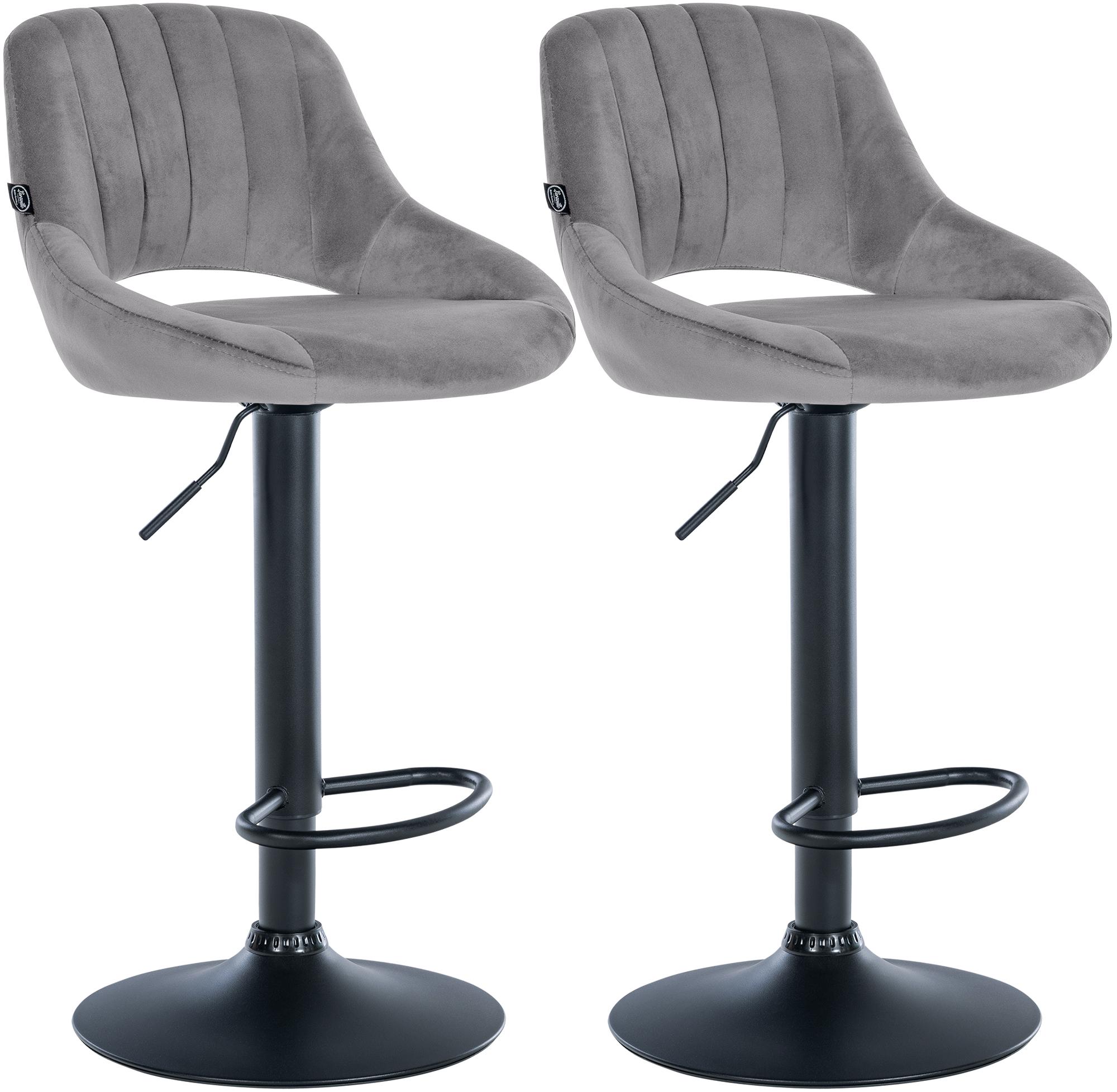 2er Set Barhocker Milet Samt B