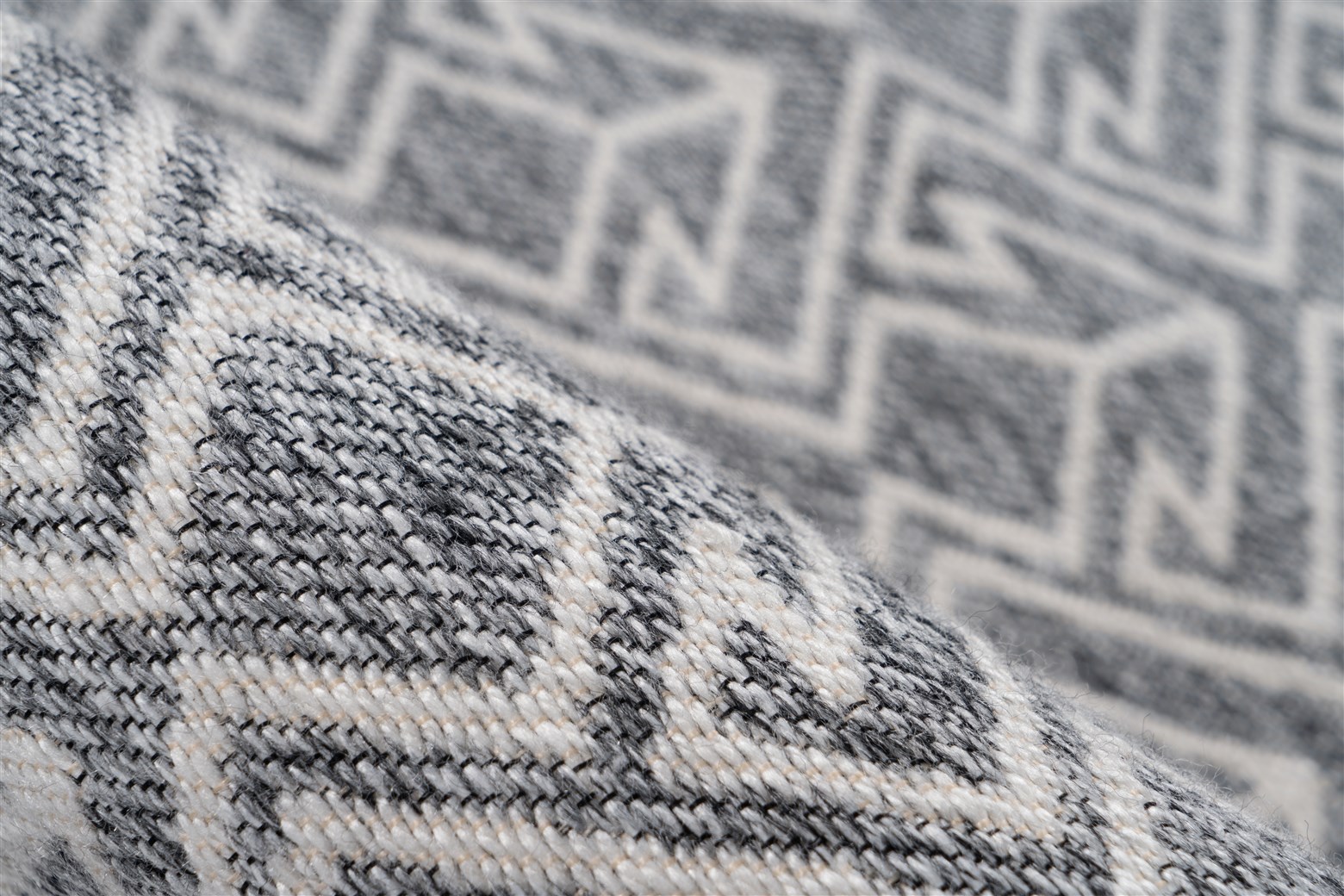 Teppich Yoga 125 Grau / Creme 120cm x 170cm