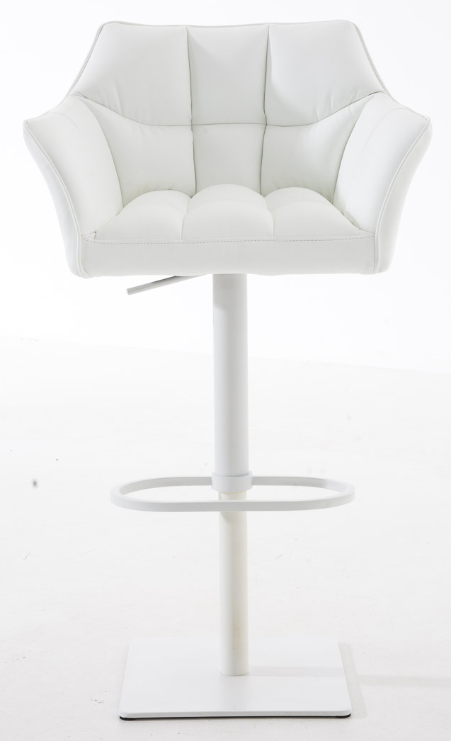 2er Set Barhocker Damaso Kunstleder weiß