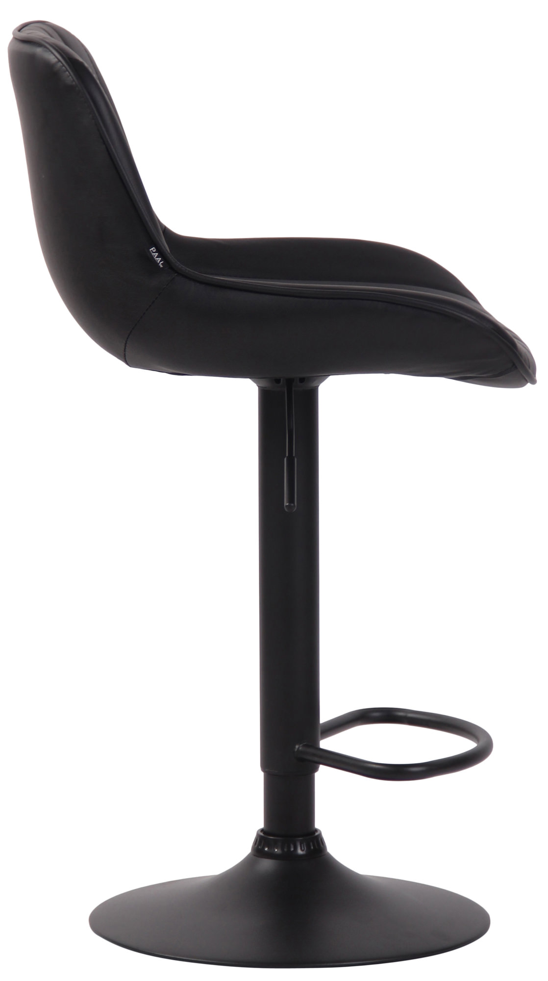 Barhocker Lentini Kunstleder schwarz