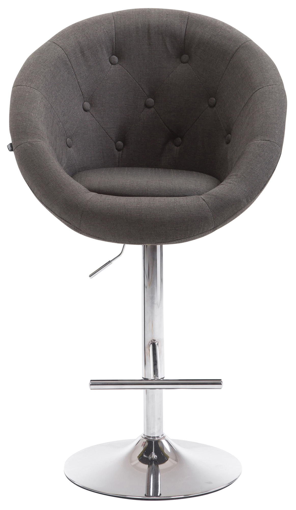 Barhocker London V2 Stoff chrom