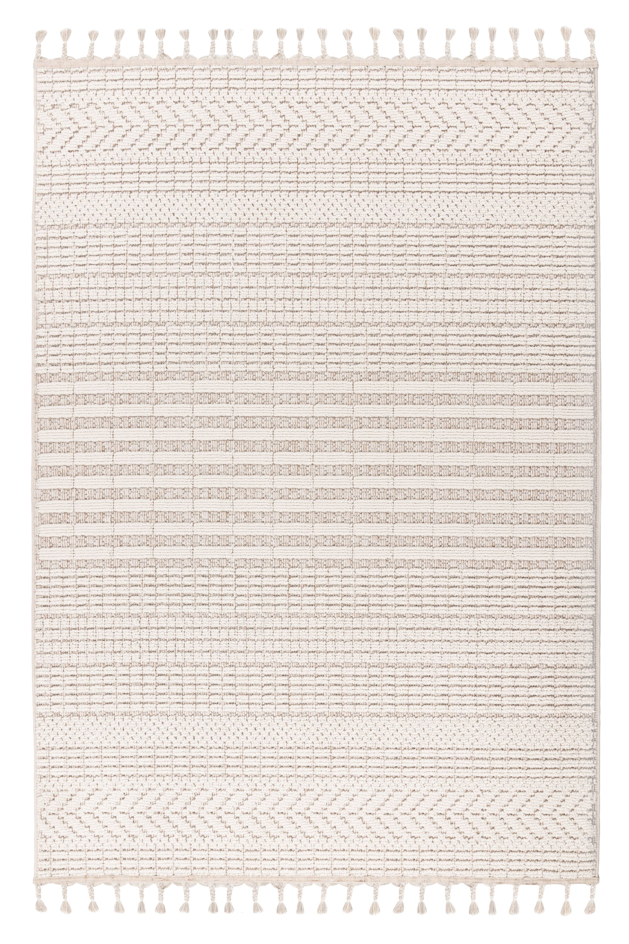 Teppich Reef 125 Elfenbein 120 x 170 cm