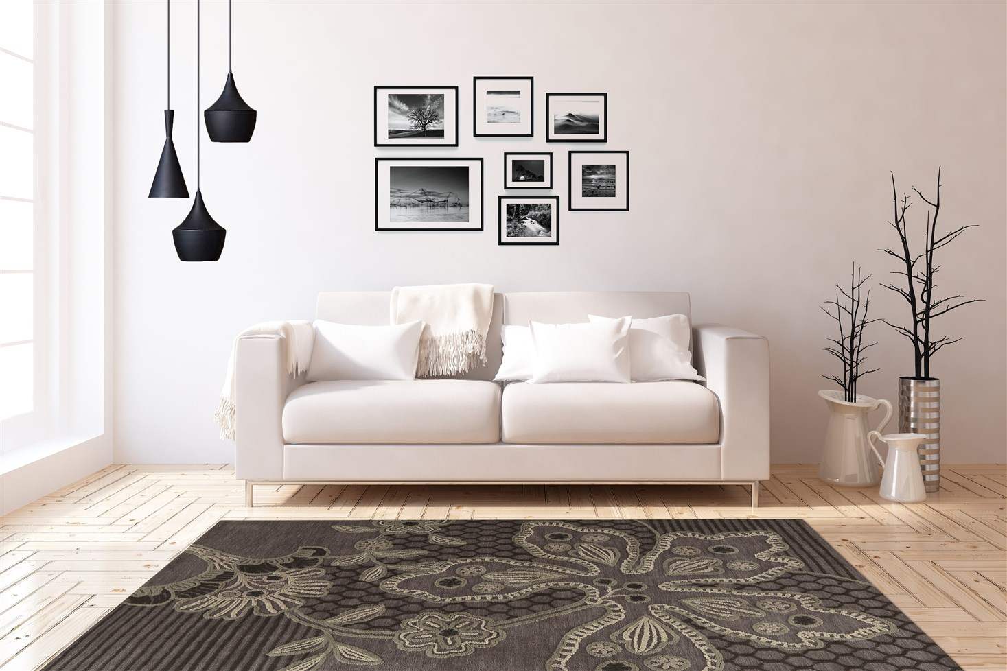 Teppich Mood 4306 Braun / Beige 120cm x 180cm
