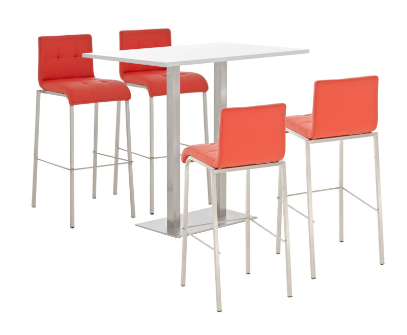 Bar Set Velosa, weiss glanz