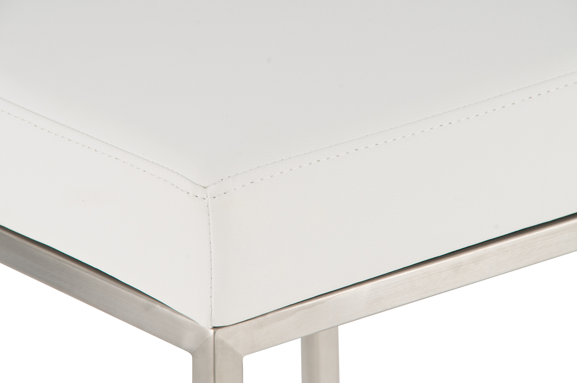 2er Set Barhocker Montreal 80 Kunstleder edelstahl