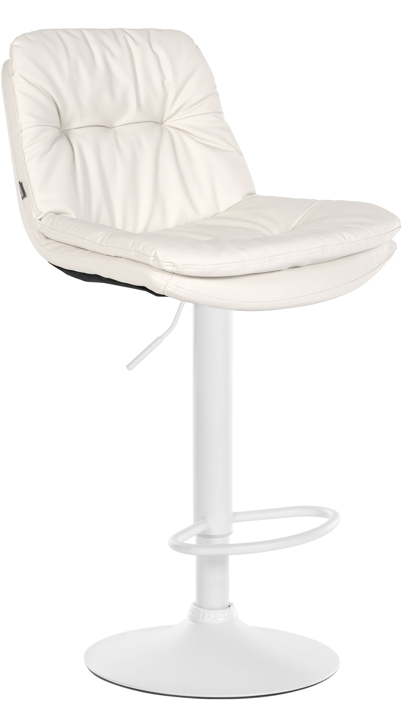 Barhocker Laurel Kunstleder weiß