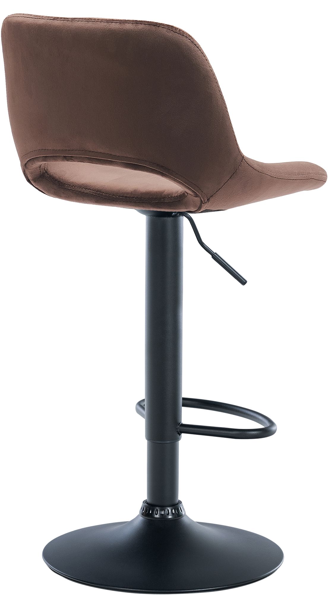 Barhocker Camden Samt schwarz