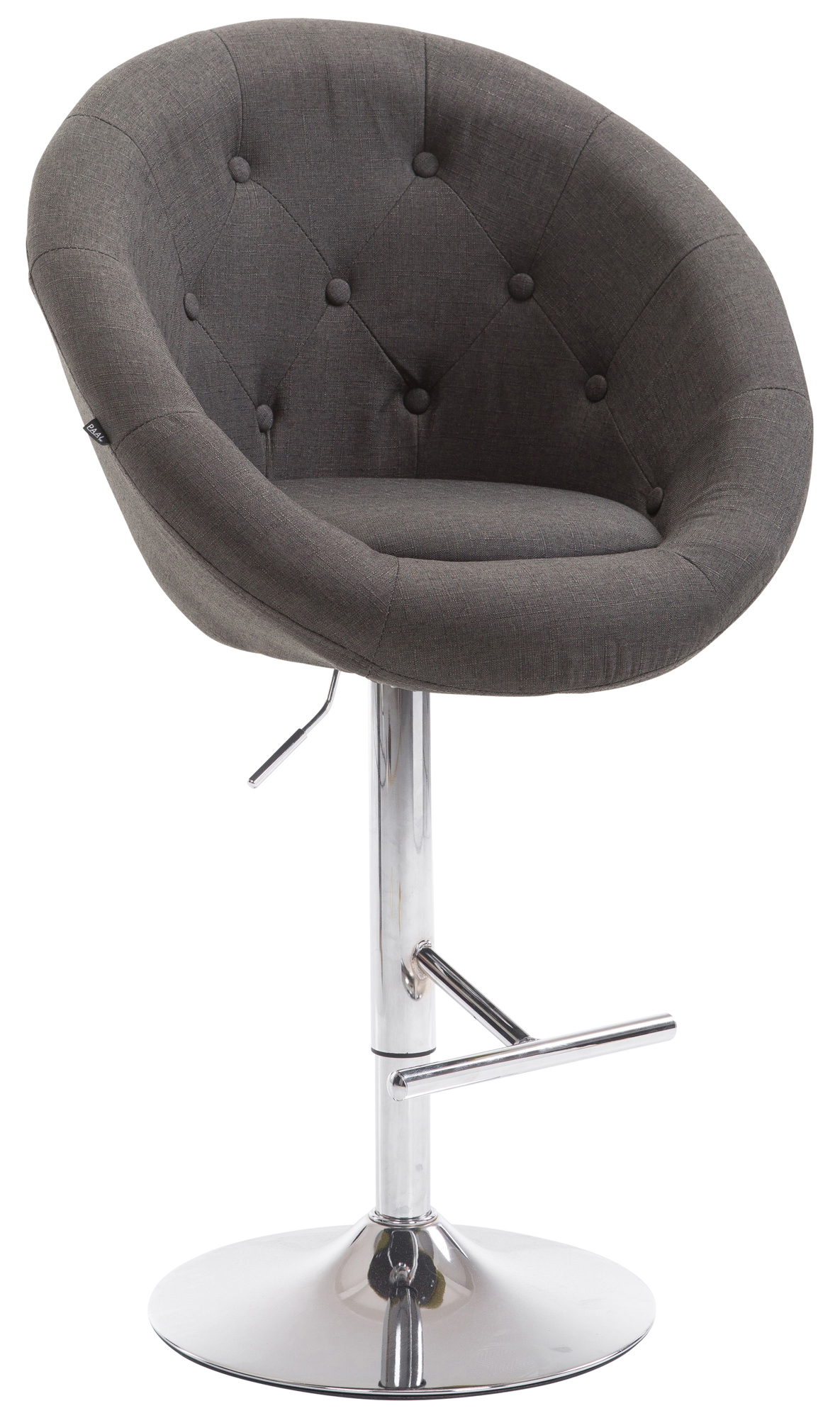 Barhocker London V2 Stoff chrom