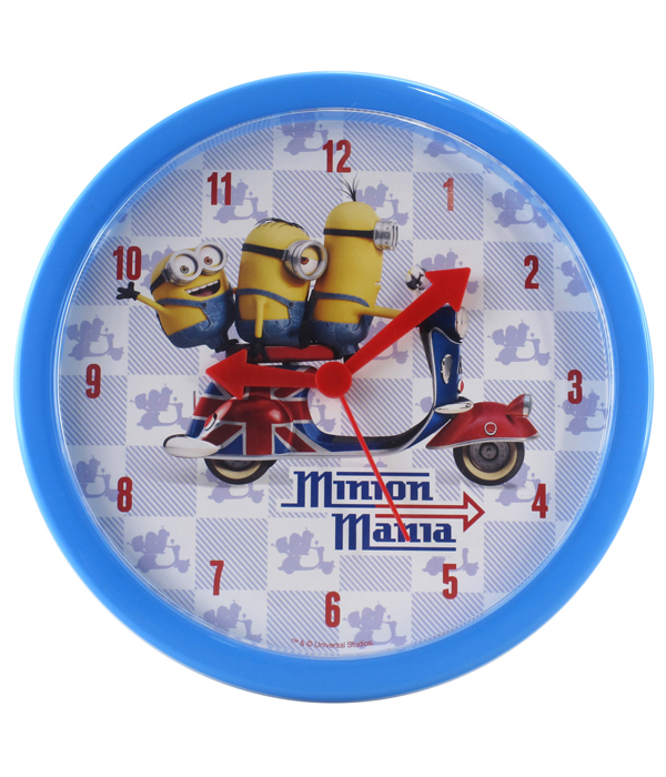 Joy Toy Uhren & Wecker Minions - Despicable Me - Wanduhr in Plastik 24 cm