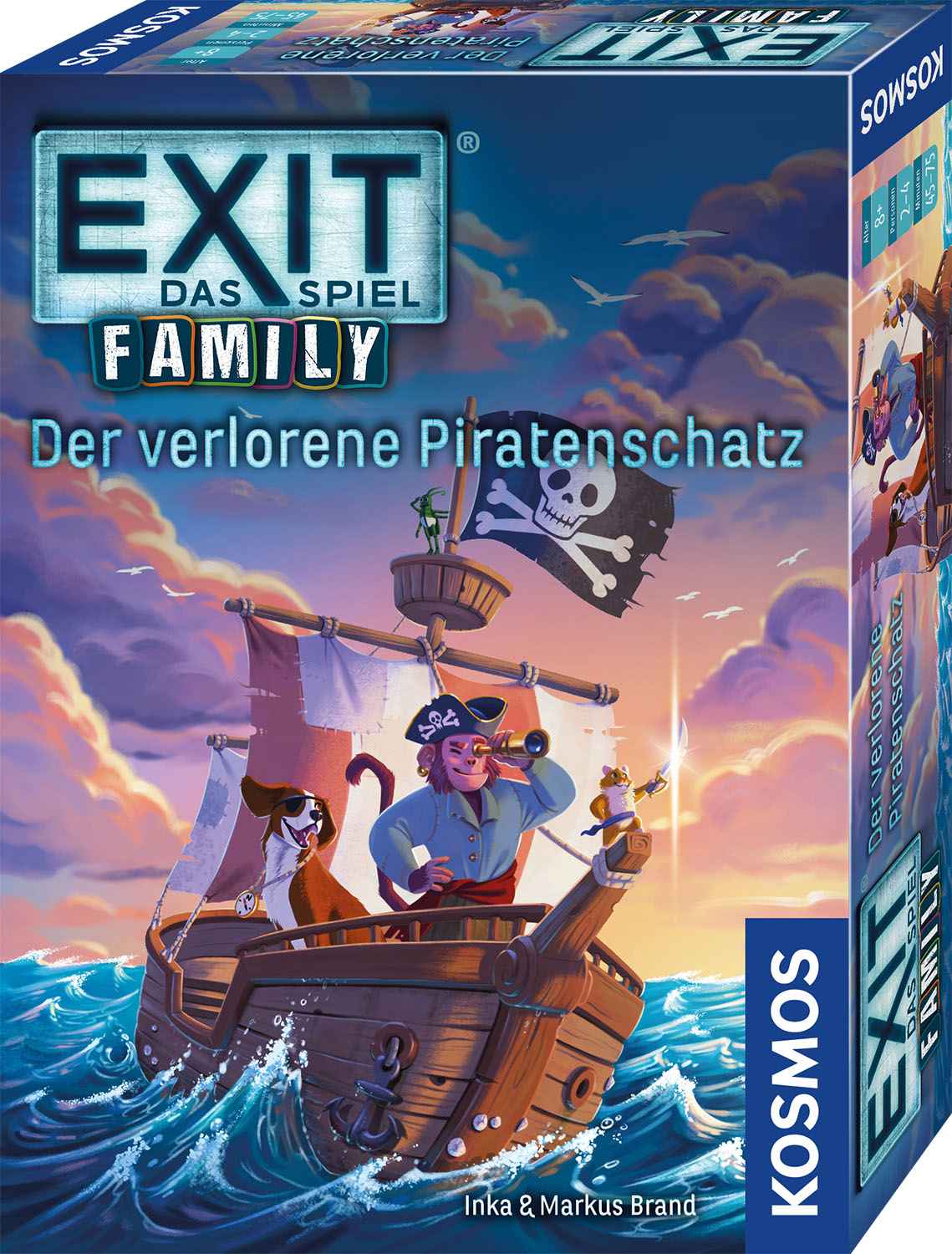 Kosmos Brettspiele & Gesellschaftsspiele EXIT – Das Spiel Family: Der verlorene Piratenschatz – Familienspiel