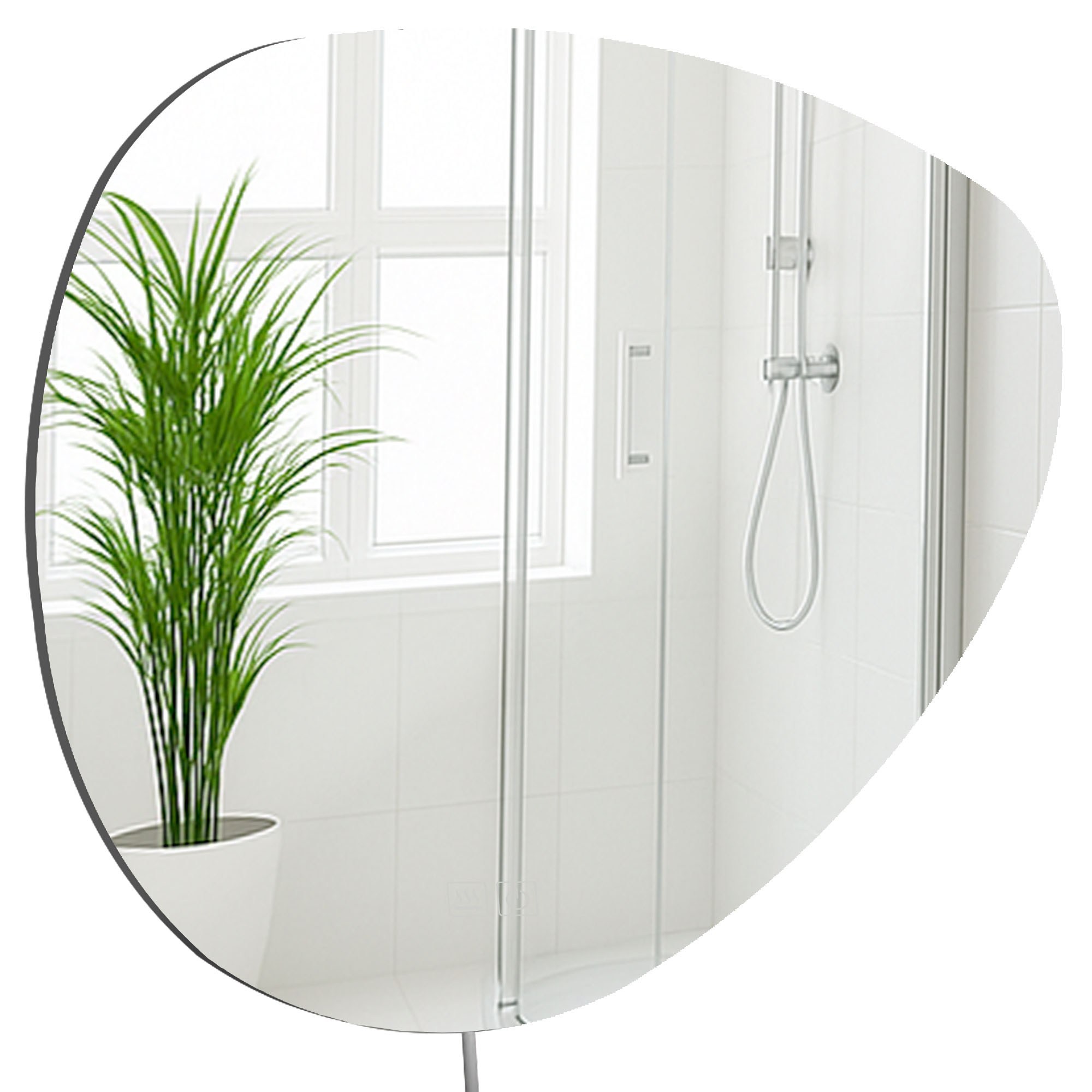Badspiegel Almafie 65x75 ohne Bluetooth
