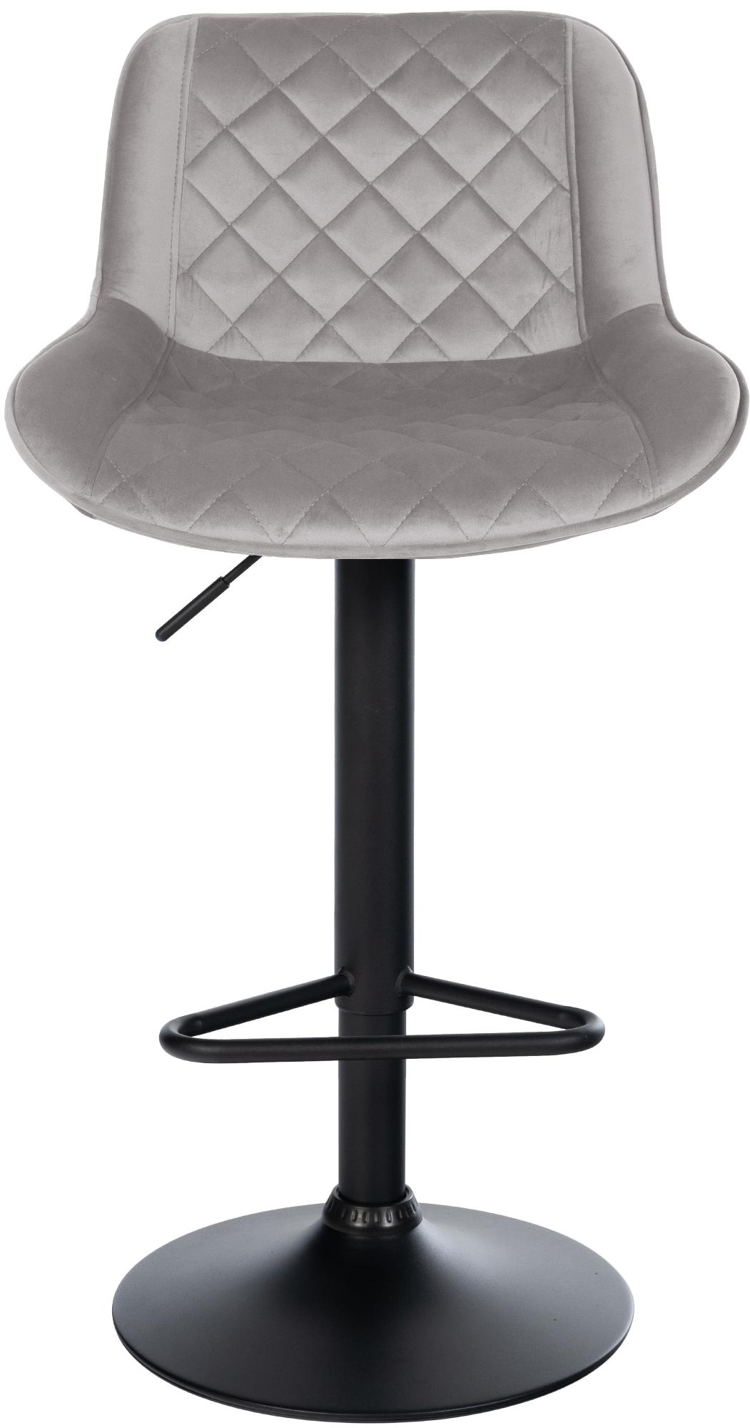 2er Set Barhocker Kasson Samt