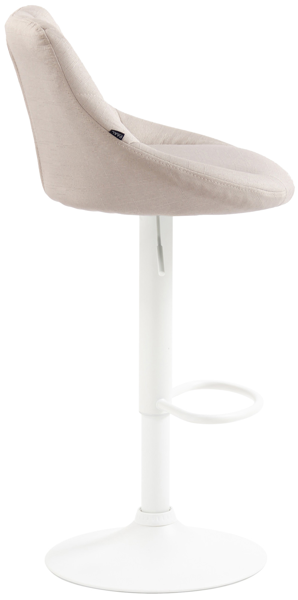 Barhocker Lazio Stoff weiß